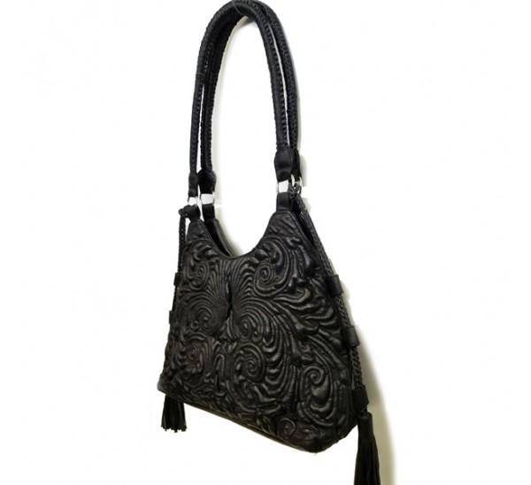 RD1821L LEATHER HOBO EMBOSSED