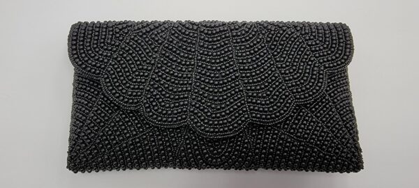 BEADED SCALLOP CLUTCH