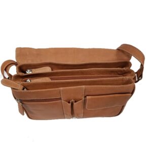 IQ388 LEATHER ORGANIZER BAG