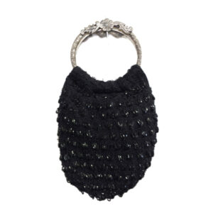 392654 HAND CROCHET BRASS RING BAG