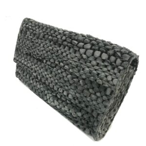 KAV10 LEATHER RECYCLED WOVEN CLUTCH