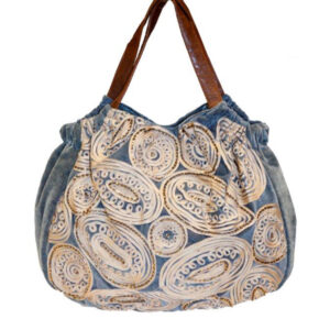 9743 VELVET RIBBON EMBROIDERY HOBO