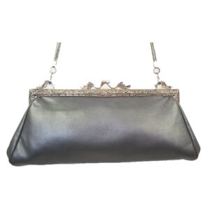 VICTORIAN VINTAGE  CLASSIC LEATHER CLUTCH