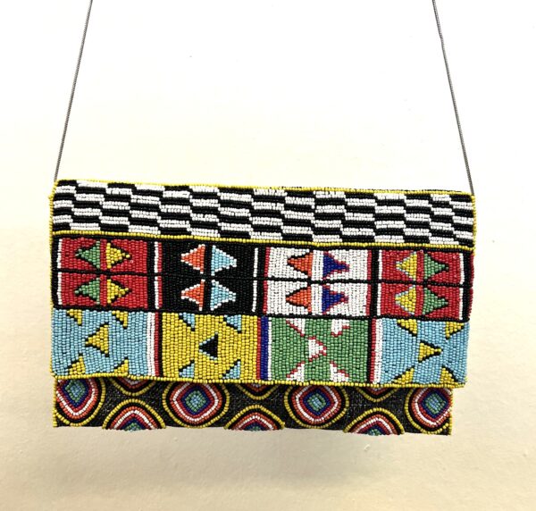 BEADED SOUTH WESTERN CROSS BODY CLUTCH