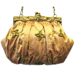 AC644 GOLD ROMAN FACE FRAME VINTAGE BAG