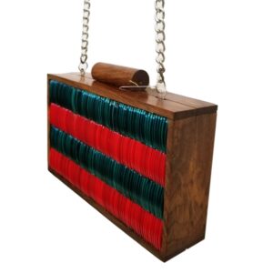 CHURI  WOOD VEGAS BOX BAG
