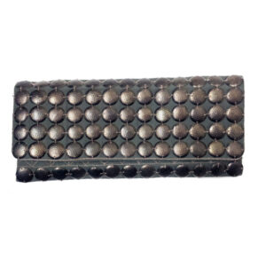 PUB877 ANTIQUE METALLIC FLAP-OVER CLUTCH
