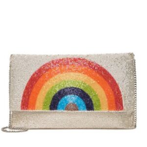 RAINBOW ALL BEADED CLUTCH
