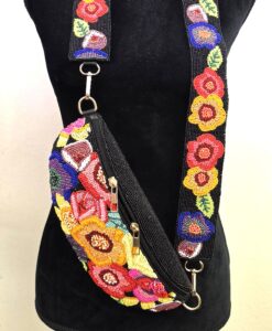 BEADED FLORAL FENNY PACK