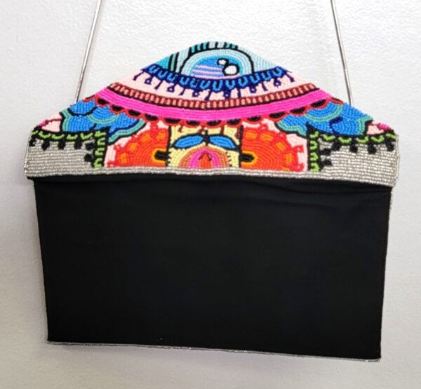 BEADED HAMSA EVILEYE CLUTCH