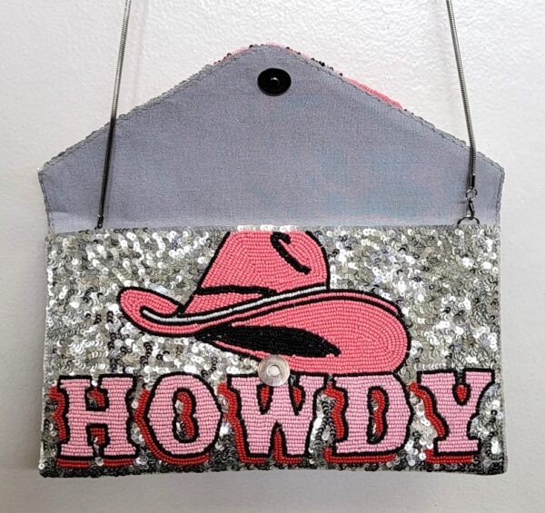 BEADED HOWDY CLUTCH