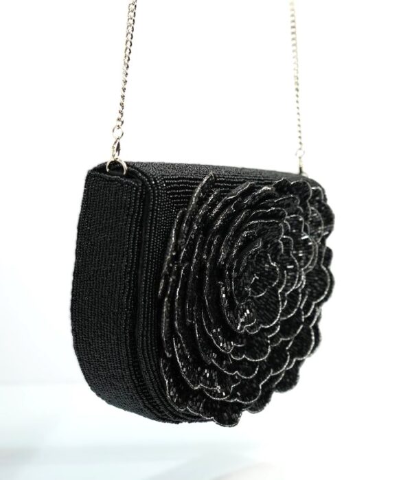 BEADED 3D FLORAL CLUTCH 5 BEADED 3D FLORAL CLUTCH