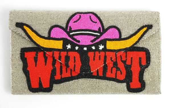 BEADED WILD WEST CLUTCH 2 BEADED WILD WEST CLUTCH