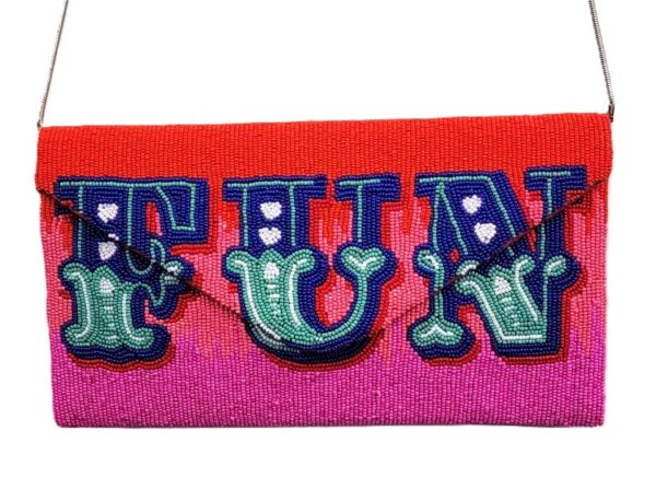 BEADED FUN CLUTCH
