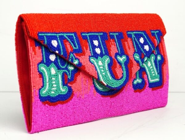 BEADED FUN CLUTCH
