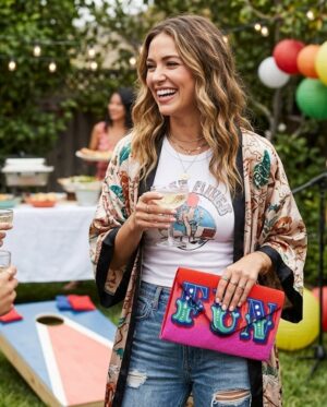 BEADED FUN CLUTCH