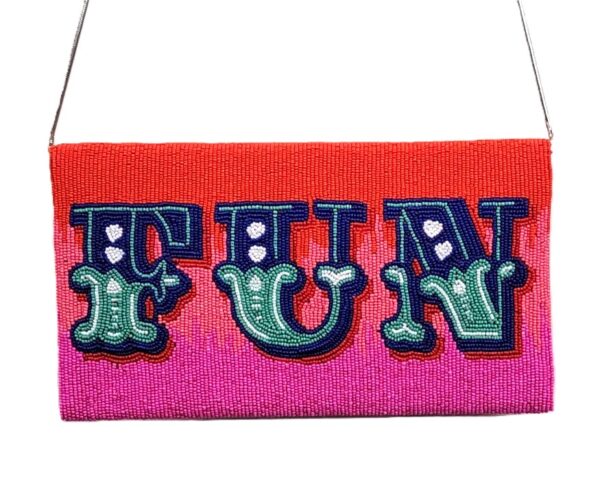 BEADED FUN CLUTCH